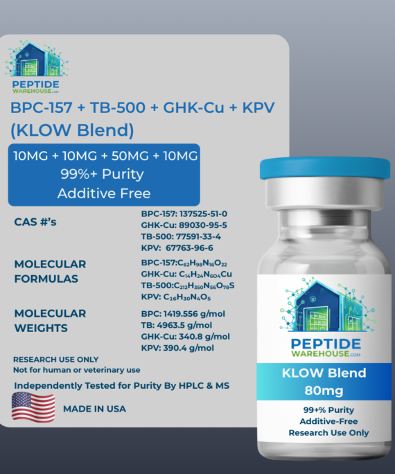 BPC-157 + TB-500 + GHK-Cu + KPV (KLOW Blend)